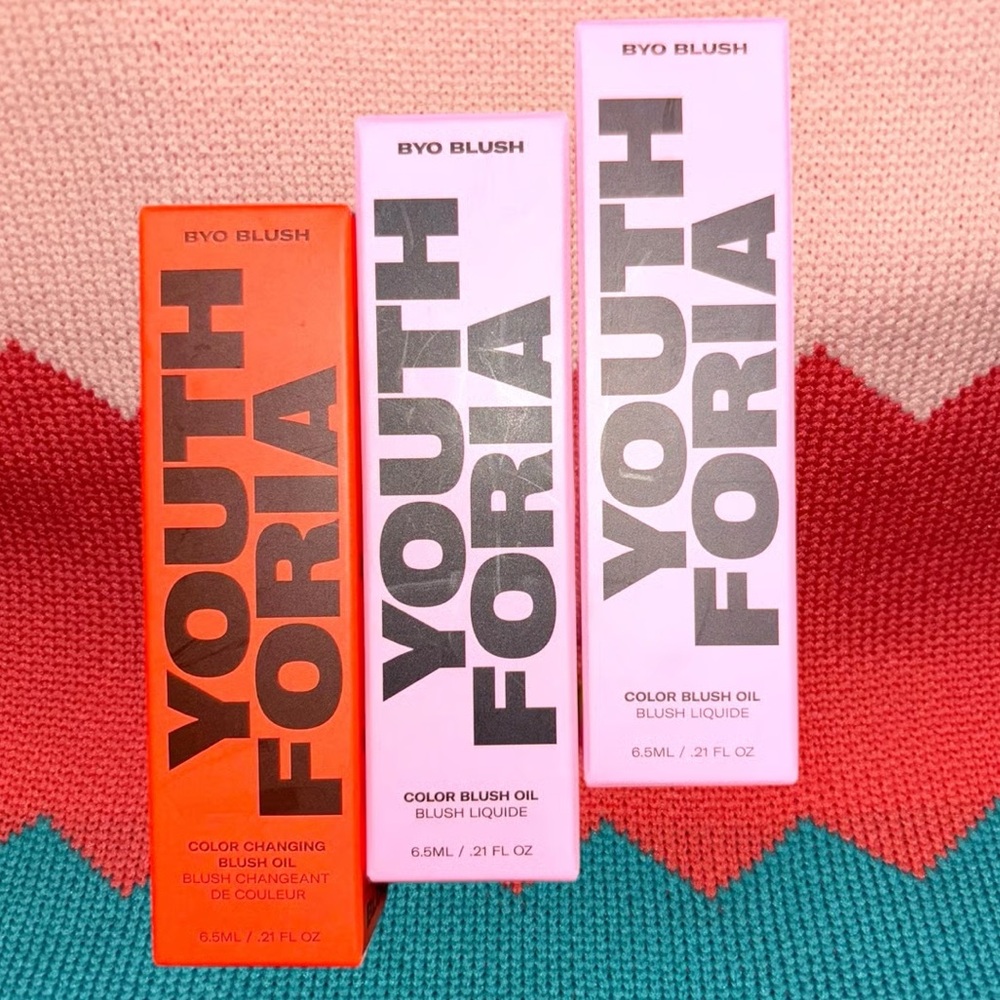 1 Youthforia PINK Color Blush Oil NIB